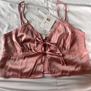 Rose & Remington silk tie shirt